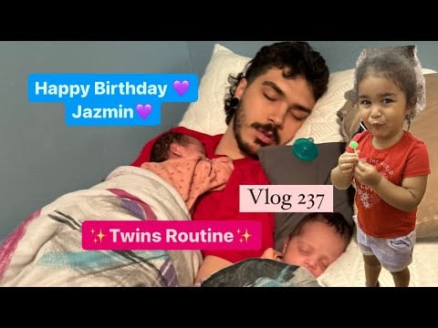 Vlog #237 - May Birthdays! The Twins Routine