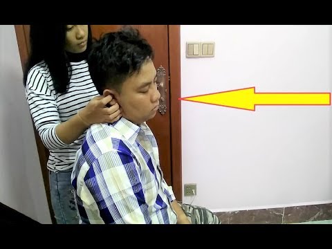 ASMR Relaxing Head and Upper body Massage by Cousin