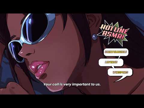 Hotline ASMR (layered, unintelligible, whispered rambles)