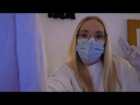 ASMR Medical visit | eye exam | face touching | personal attention