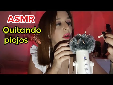 ASMR/ MASAJE CEREBRAL MIENTRAS TE QUITO LOS PIOJOS 💆🏻‍♀️