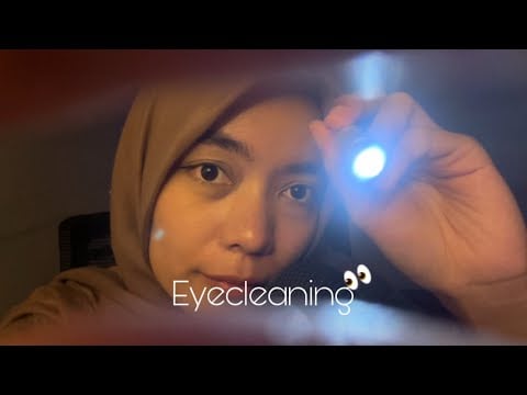 ASMR👀 Eye Cleaning Visual Triggers for Deep Sleep 🛌✨
