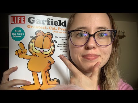 Magazine ASMR | Tracing, Tapping, Reading, and Page Flipping