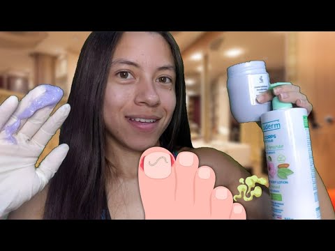 ASMR ROLEPLAY SPA DOS PÉS 👣 🧴✨