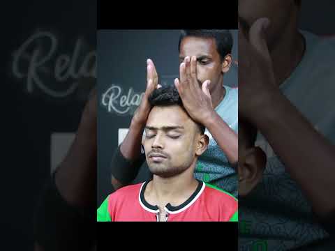 Very Fast & Weird Head And Body Massage ASMR With Neck Cracking #shorts