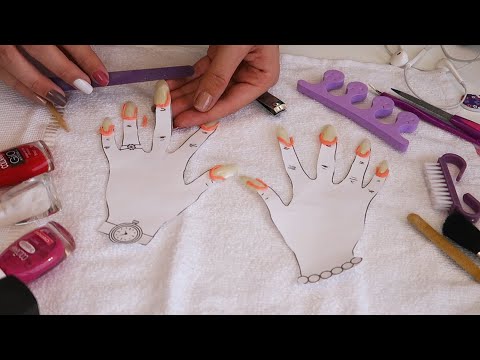 ASMR - MANICURE / FAZENDO SUAS UNHAS!