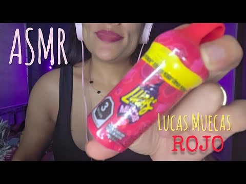 ASMR | LUCAS MUECAS DE TODOS LOS COLORES | ROJO 🍒 #asmr #asmrsounds #asmrvideo 