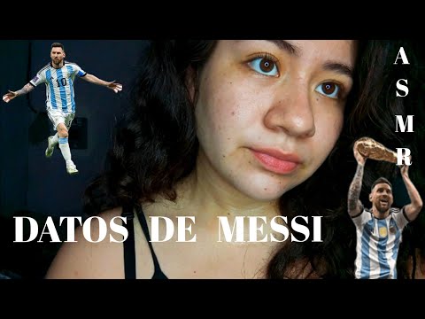 ASMR • Datos Curiosos De MESSI ⚽🌟