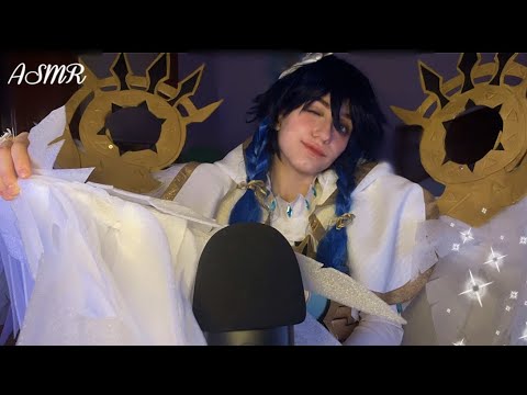 ASMR Angel Venti Preening Their Feathers | Genshin Impact Venti Cosplay/Roleplay, Ruffling, Pets!