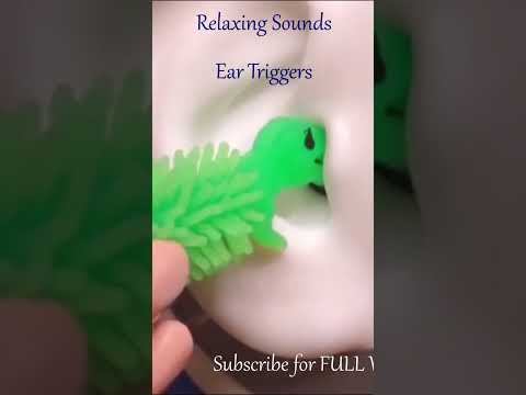 ASMR Ear Triggers ❤️ Super Relaxing Sounds  #shorts  #asmr