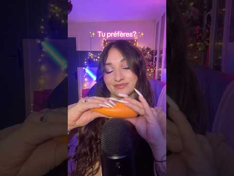 Tu préfères lequel? ASMR