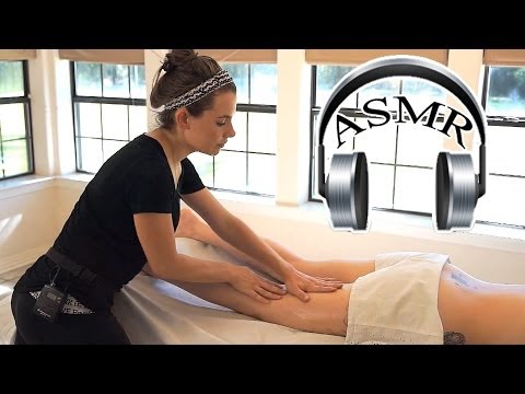 ASMR Legs Massage, Christen #2, Relaxing Massage Therapy Techniques