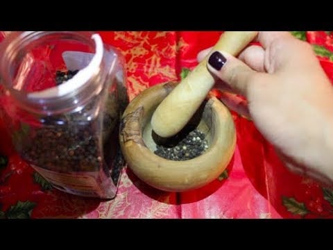 ASMR Mortar & Pestle Grinding (No Talking)