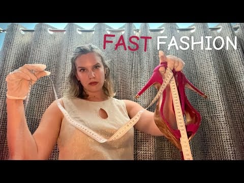 [ASMR] Fast & Aggressive French Fashion Designer RP (Latex Gloves, Writing, Measuring) 