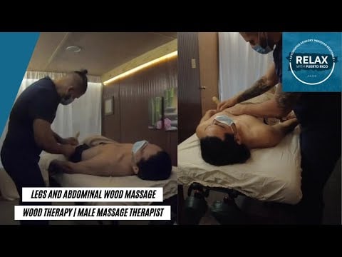Wood therapy massage | sculpting tools for body | calming ASMR