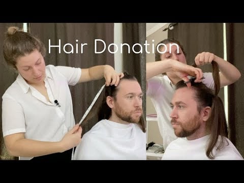 [ASMR] REAL Haircut with Scissor Cut, Brushing, Massage