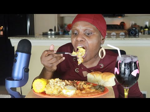 Thanksgiving Dinner ASMR EATING SOUNDS (2020)