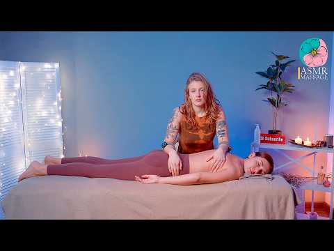 ASMR Back Deep Tissue Massage by Yolana to Sandy