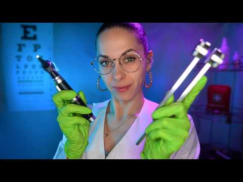 ASMR Unclogging Your Ears (Deep Ear Cleaning) Otoscope Exam - Personal Attention roleplay