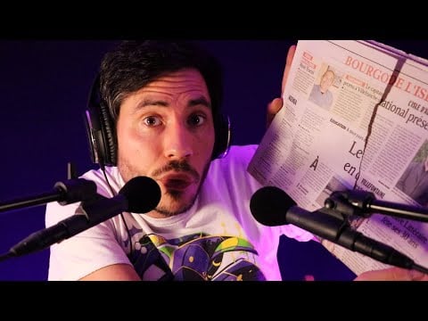 ASMR INTENSE - je lis très vite et tout près des micros