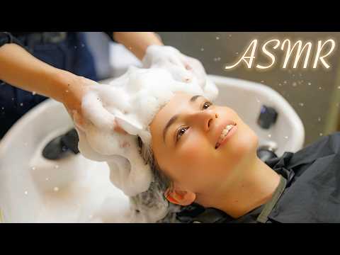脳がとろけるASMR🫧モコモコ泡の「泡泡シャンプー」で至福の時間 (Foam Head ASMR)