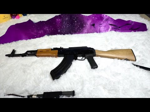 ASMR w/ AK-47  ＼(º □ º l|l)/   | Gun Sounds !