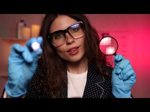 ASMR Cranial Nerve Exam,Ear&Eye Exam,Dermatologist,Allergist,Pediatrician | Medical Roleplay Combo
