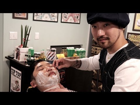 ASMR 바버샵에 가다💈Korean Barber ASMR (Shaving, Haircut)