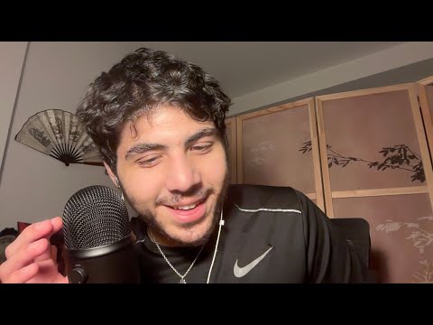 ASMR gentle mic scratching + story time (whispered)