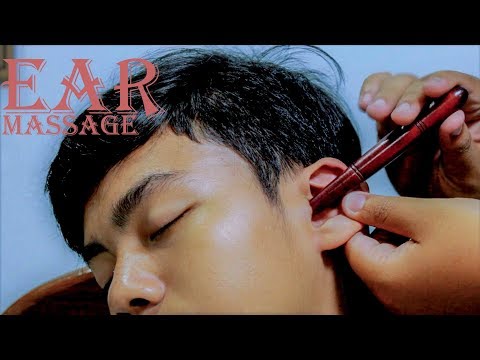 ASMR Relaxing Ear and Forehead Massage