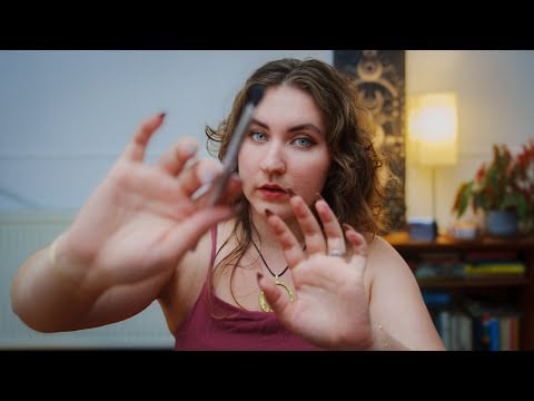 ❂ASMR❂ Doing Your Fall Makeup | Plucking, Brushing, and More 🍂