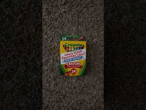 ASMR Tapping On A Crayola Crayon Box #ASMR #Shorts