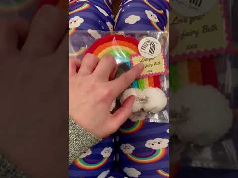 ASMR Rainbow Crinkles and Tingles 🌈 #shorts