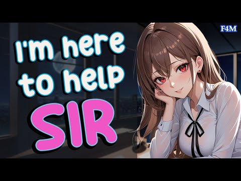 Flirty Yandere Secretary Wants You | F4M | Yandere | Obsession | Working Late | ASMR Roleplay