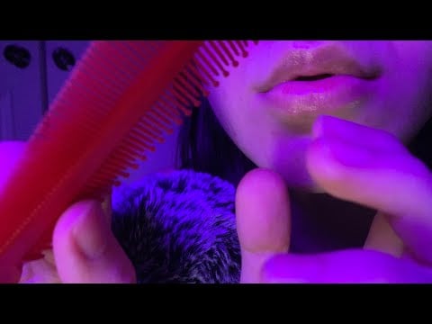 [ASMR - Whisper] 🧖‍♀️Brushing + playing with your hair + rambling 🧖‍♀️