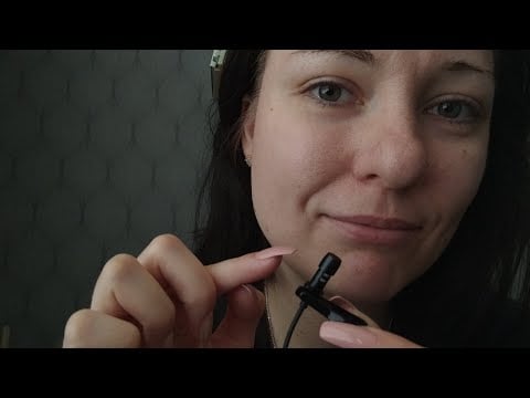 ASMR- Whisper ramble with no cover on the mini mic