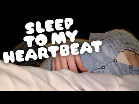 Listen to my heart and let me help you sleep | IRL ASMR | Whispers and Heartbeats