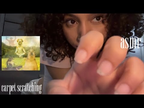 ASMR Carpet Scratching and Rambling for sleep! (Aggressive and Soft scratching)