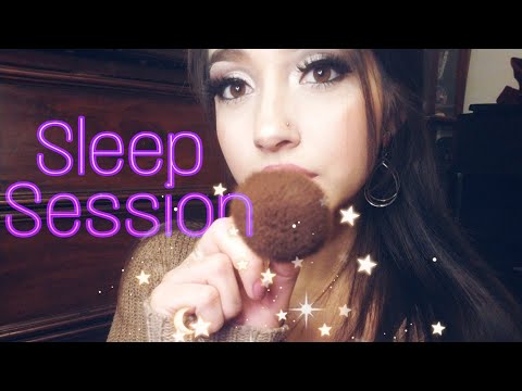 [ASMR] Relaxing face brushing/touching to help you *Sleep* (Sleep inducing lavender powder)✨✨