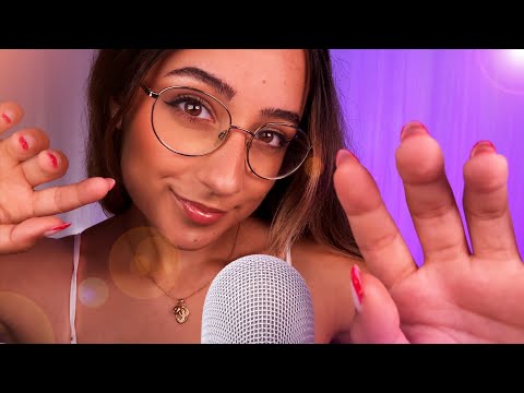 ASMR | Mouth Sounds, Mic Blowing, Whispers & Camera Touching (Close Personal Attention) ❤️