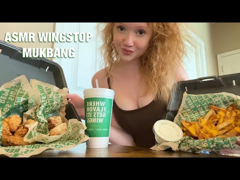 ASMR WINGSTOP MUKBANG (18th Birthday Edition)