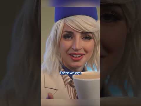 ASMR - Tatyana prepares your In-Flight Beverage