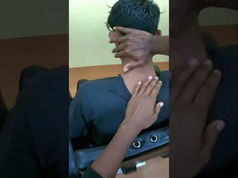 POV ASMR Head Massage And Neck Cracking ASMR #shorts