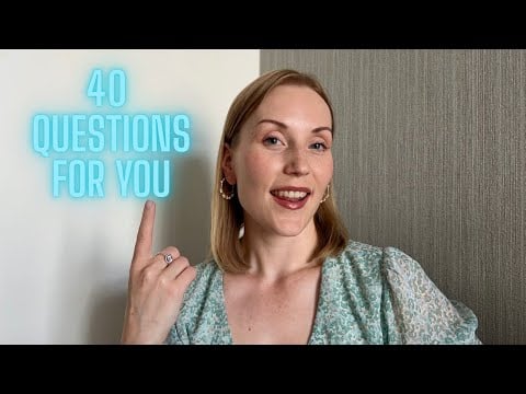 40 Questions to Make You Fall Asleep ASMR 