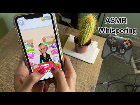 ASMR Playing Games on Phone  💖(In my bedroom)💖[Rambling Soft Spoken] 🎮