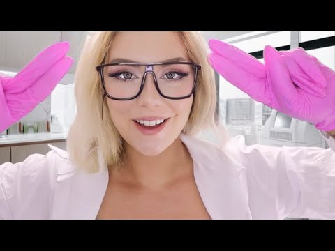 SLOWEST ASMR: Cranial Nerve Exam, Skin Exam, Drawing You, Hair Stylist *Binarial ASMR*