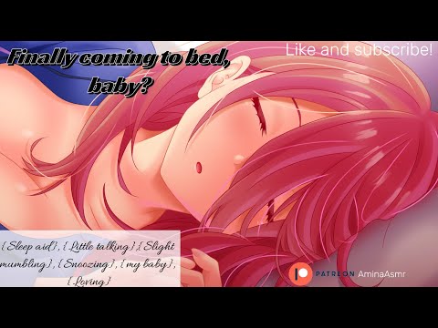 [F4A] Girlfriend ASMR [Sleep aid] Finally coming to bed, baby? ✰