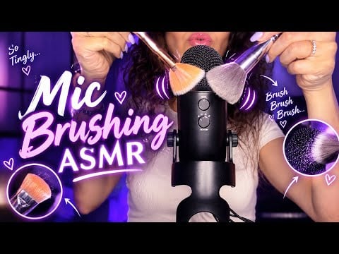 THESE MIC BRUSHING SOUNDS ARE PURE TINGLE HEAVEN… 🤍 (No Talking)