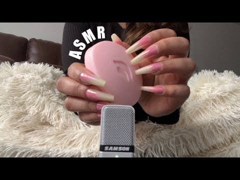 [ASMR] tapping & scratching soap bar