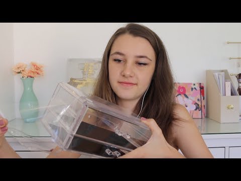 ASMR - Unboxing and Makeup Organization ♡